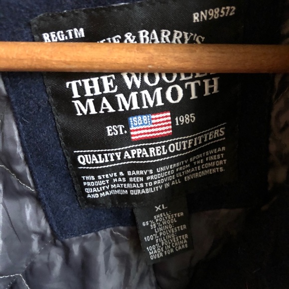 Sz xl men’s Steve and Barry’s pea coat - Picture 2 of 3